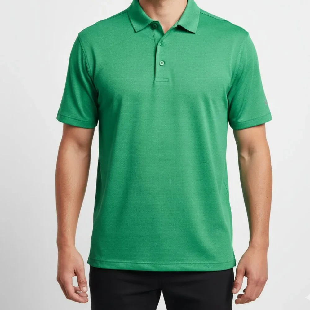NWT Under Armour Green Performance Polo Shirt Loose Fit – Men’s‎ L